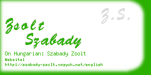 zsolt szabady business card